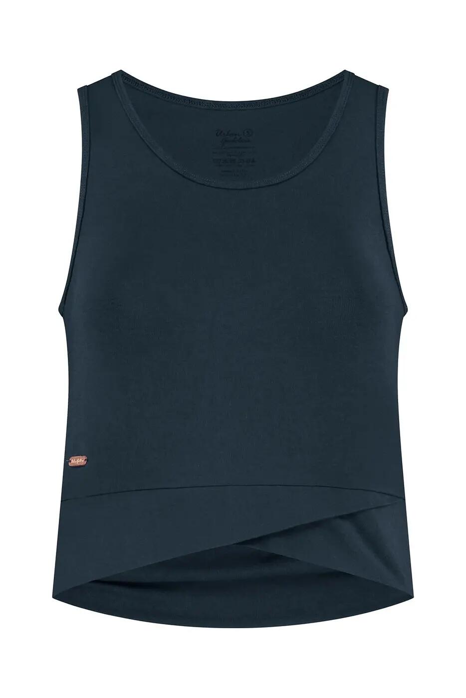 Sati Yoga en Pilates Crop Tank - Donkerblauw 6/6