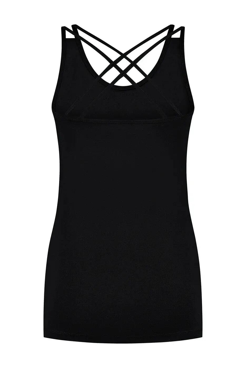 Top de Yoga et Pilates en Bambou Lyrais  - Noir Onyx 7/7