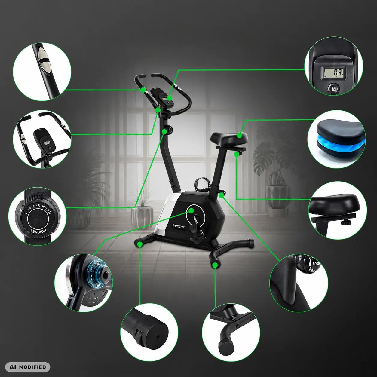 Exercício de bicicleta Christopeit Active 7/8