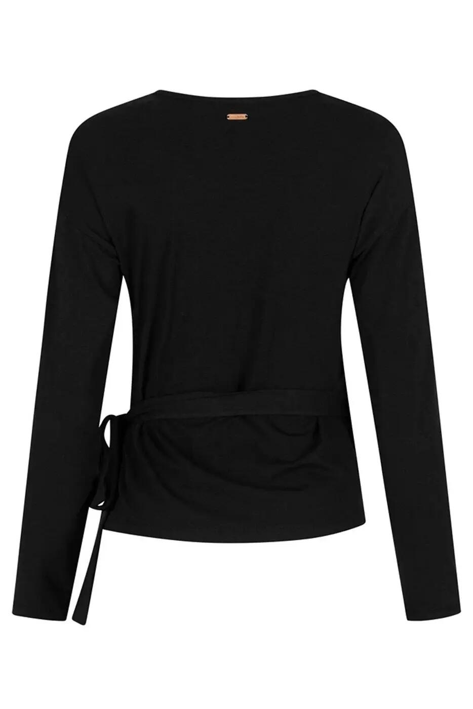 Aurora Wrap Yoga  Vest – Onyx Black 6/6