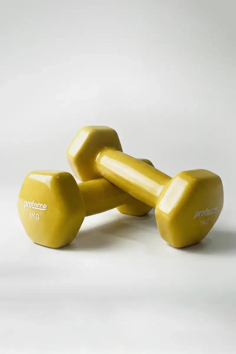 Vinil Kaplı Döküm Dambıl 1 Kg - (Adet) 3/4