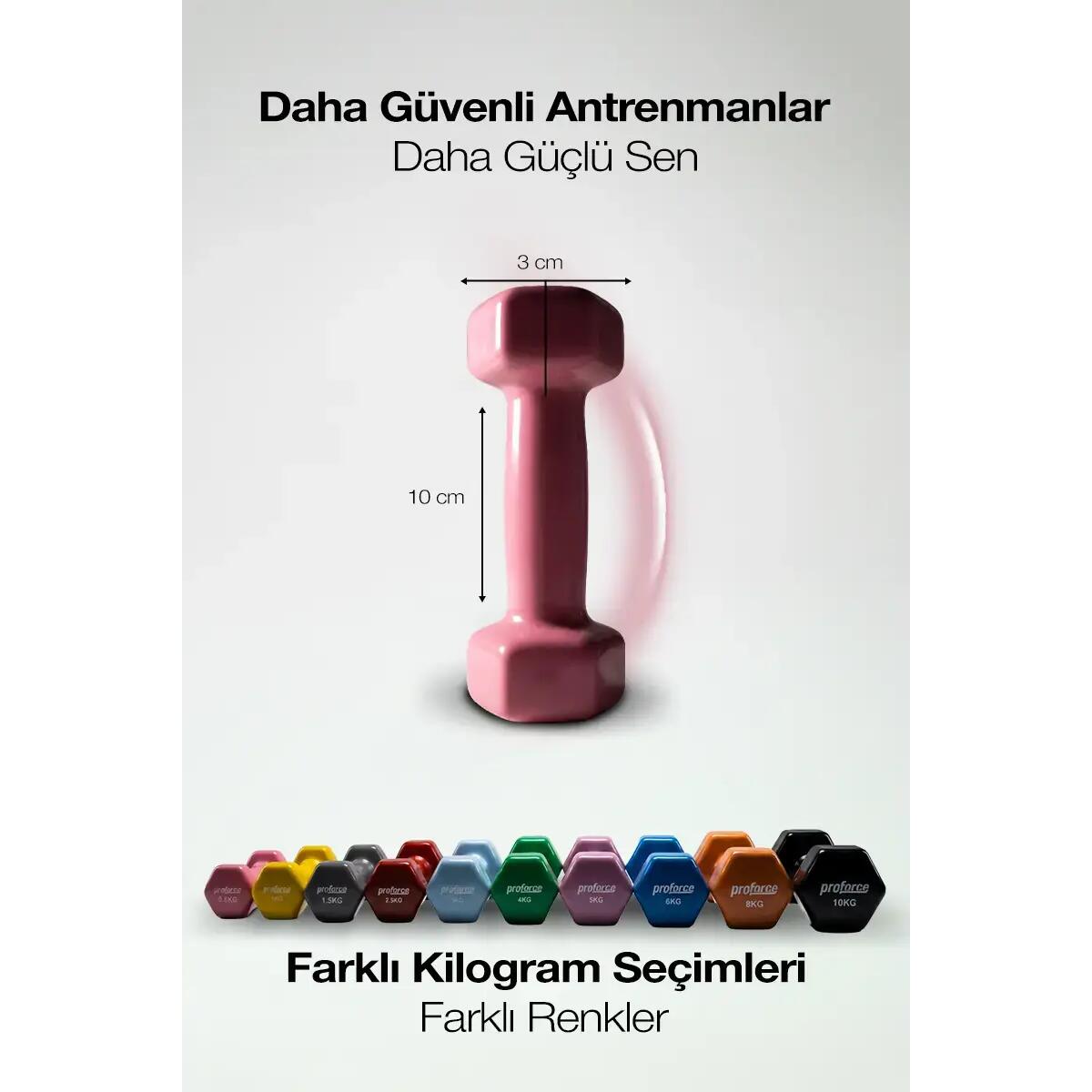 Vinil Kaplı Döküm Dambıl 0,5 Kg    (Adet)