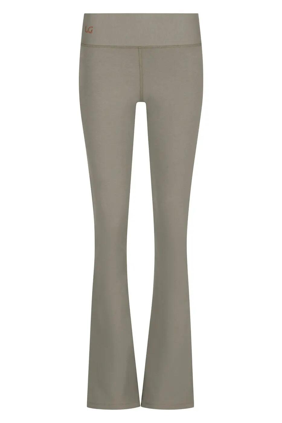Pantalon de Yoga et Lounge Anandafied avec jambes évasées sur les hanches - Gris 6/7