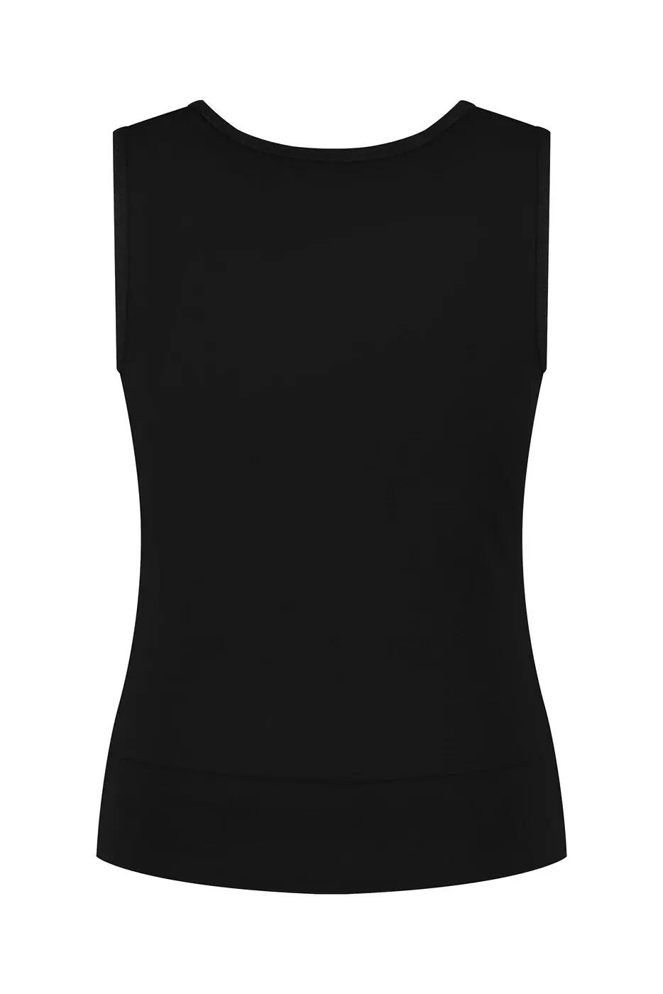 Veyra Cropped Yoga en Pilates Tank - Onyx Black 6/6