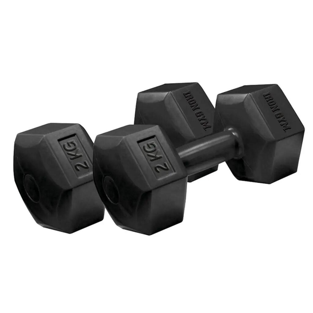 Hexa Dumbbell Set - 2 x 2 kg