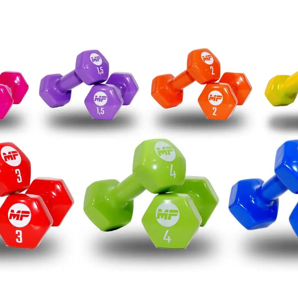 Vinyl Dumbbell Set
