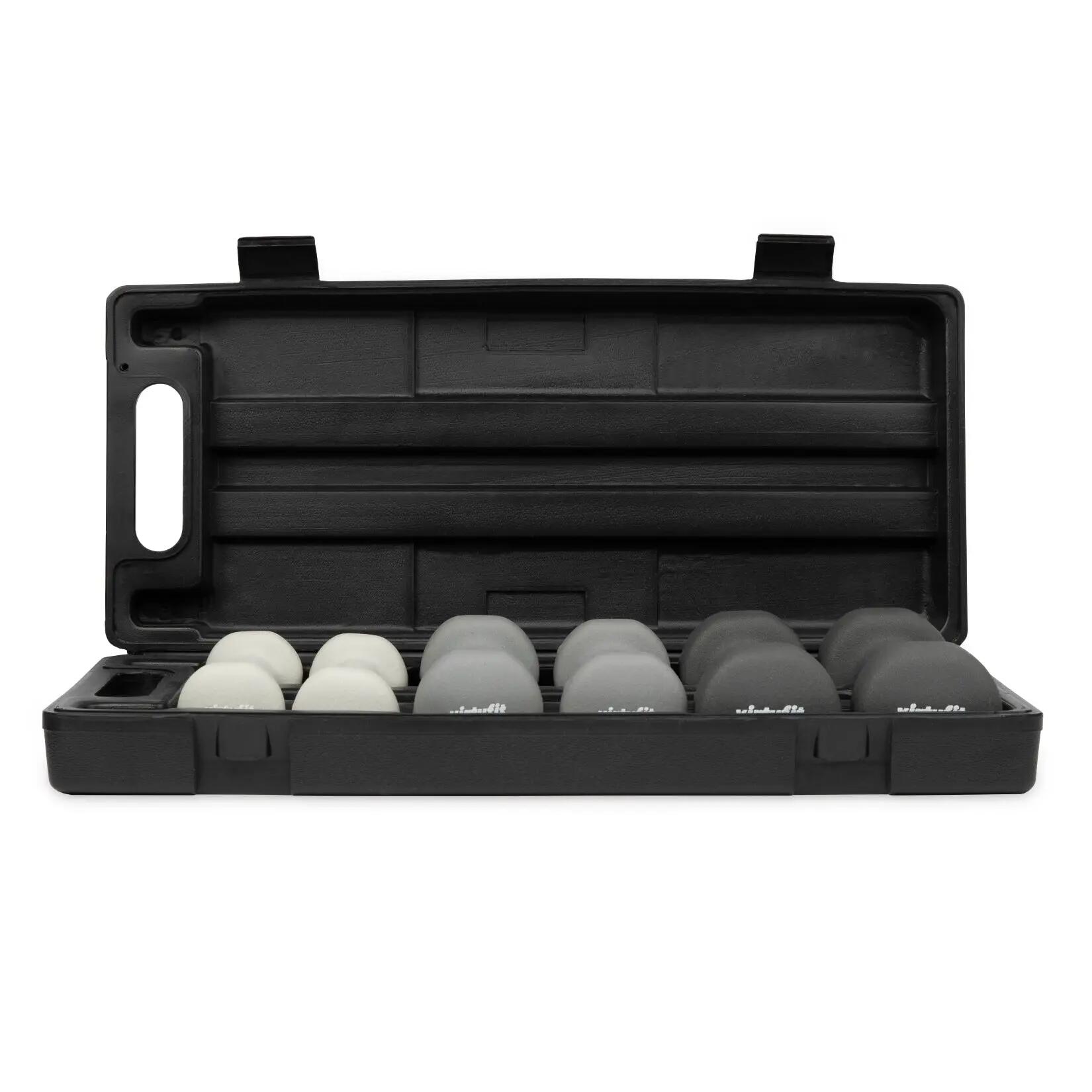 Dumbbell Set - Barbell Set - Vinyl with Case 2/7