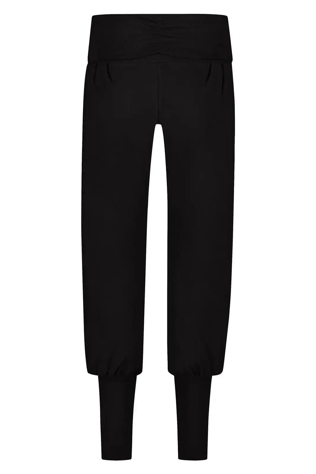 Pantalon de Yoga et Pilates Devi - Pantalon Aladdin ample confortable -Noir Onyx 6/6