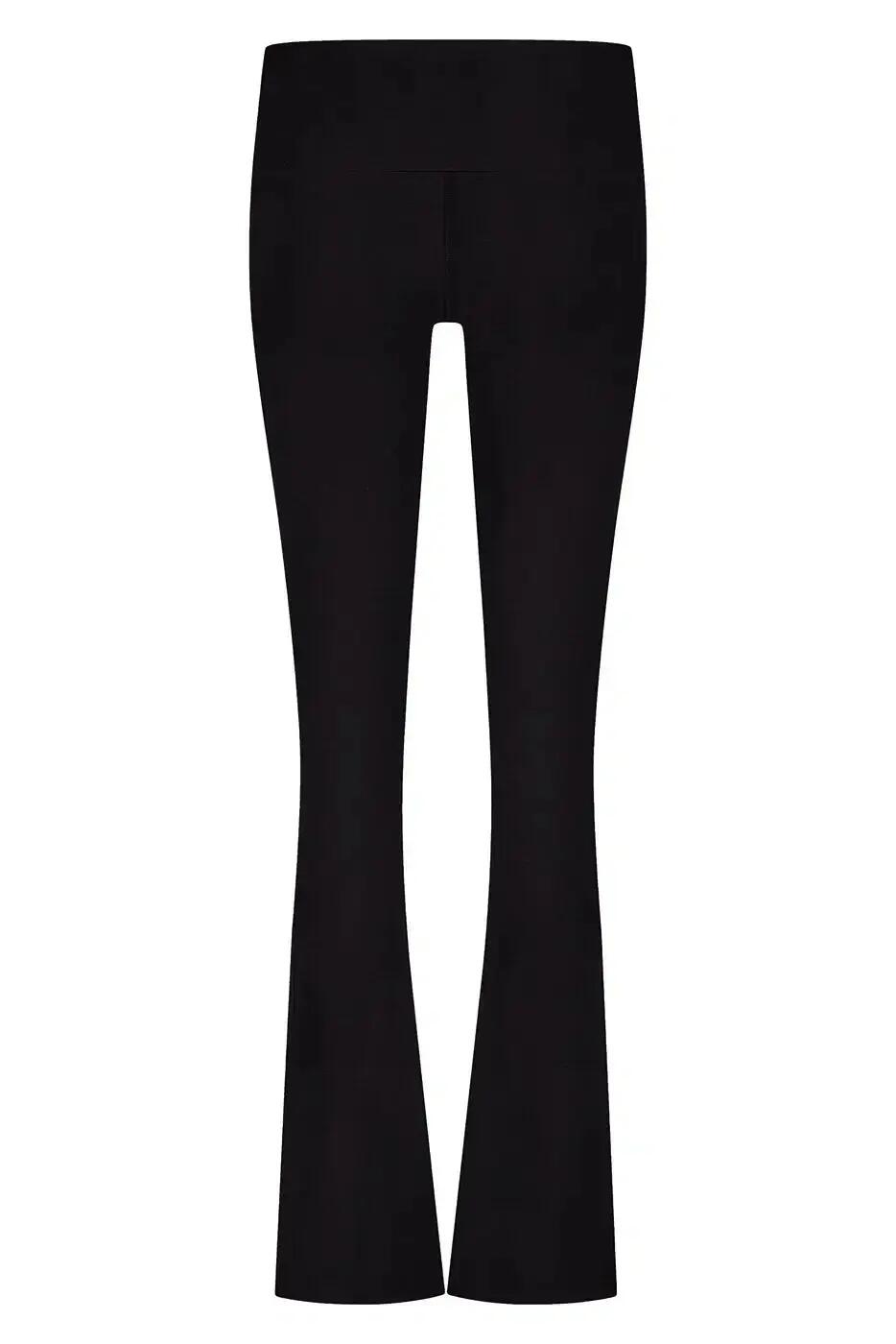 Flared envelope pants Aura - zwart 6/6