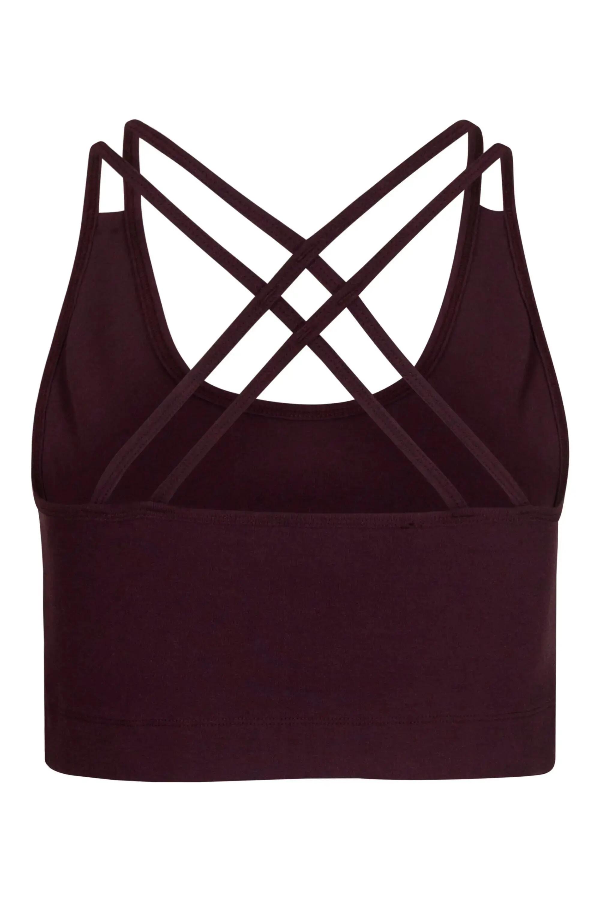 Brassière de Yoga Lyrais - Aubergine 6/6