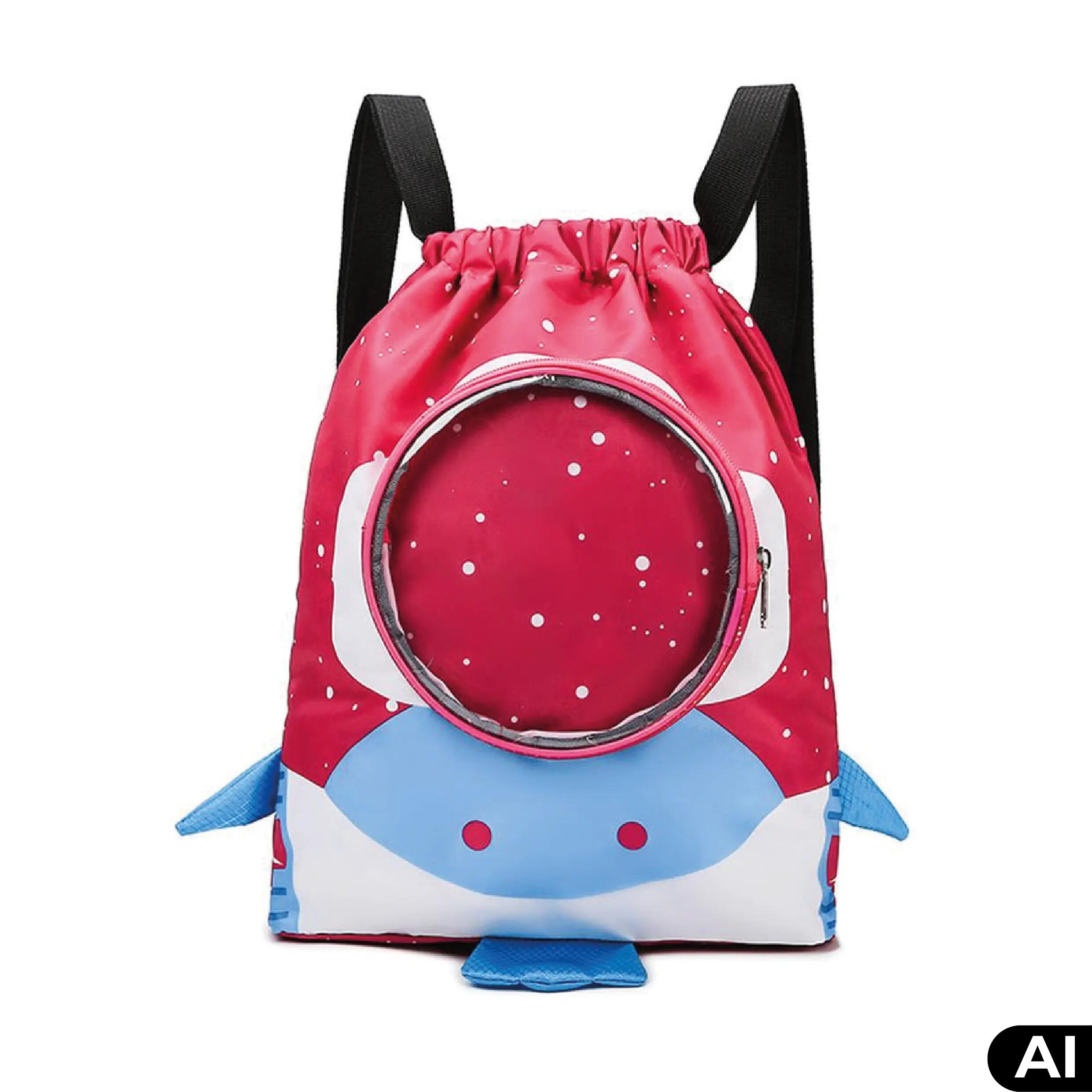 Plecak worek treningowy na basen juniorski sportowy Aqua-Sport Space Alien 6/6