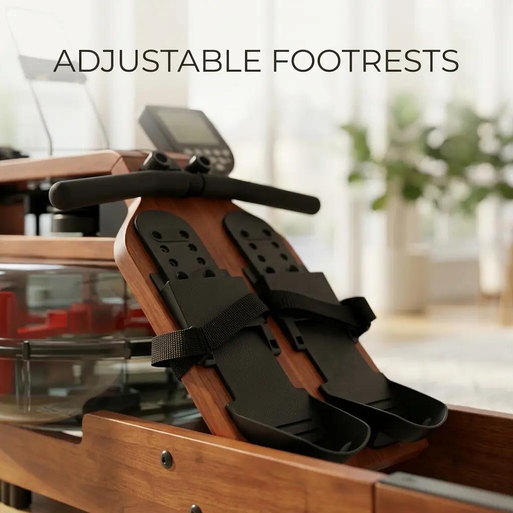 Inklapbare houten roeimachine. Hoog assortiment, natuurlijk hout. 9/9