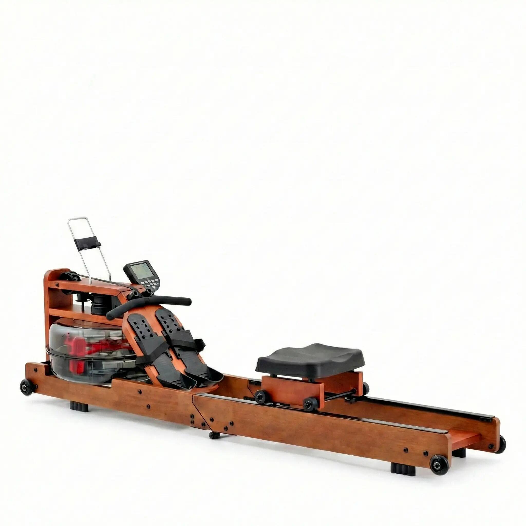 Inklapbare houten roeimachine. Hoog assortiment, natuurlijk hout. 7/9