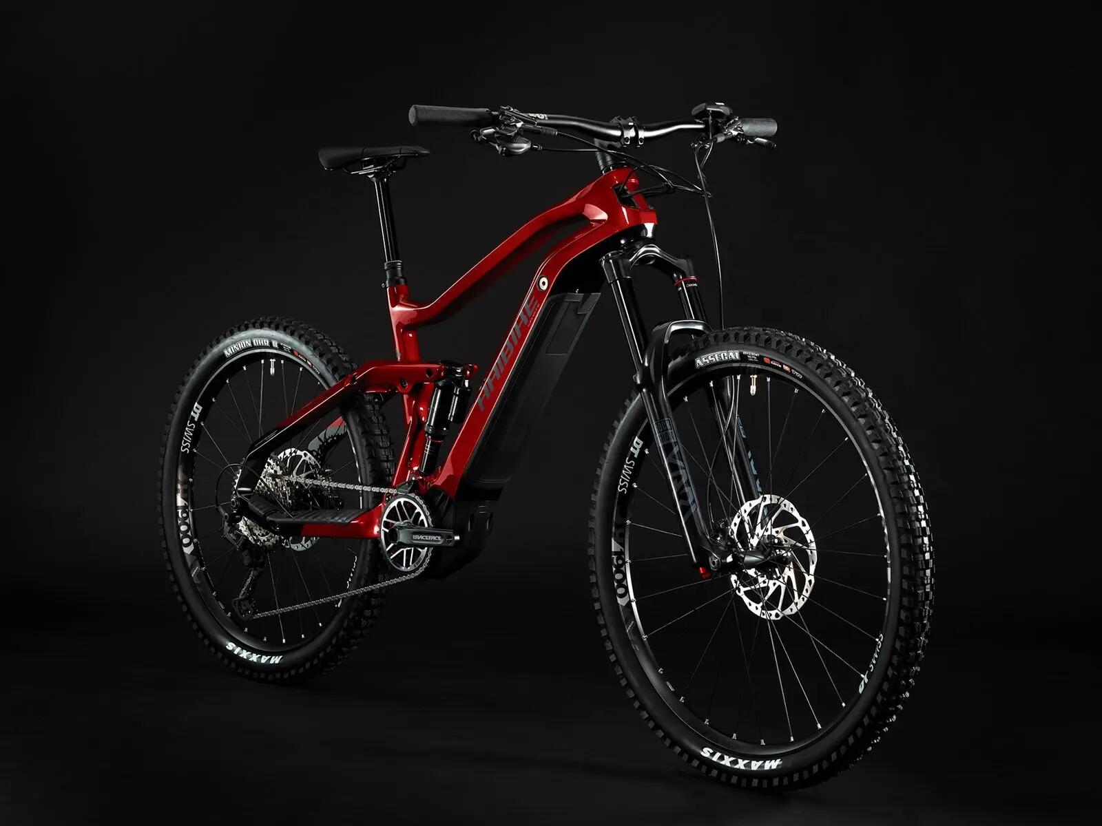 Haibike - AllMtn CF 12 MTB Fully - Gloss Matte Dyn Red Black 2/5