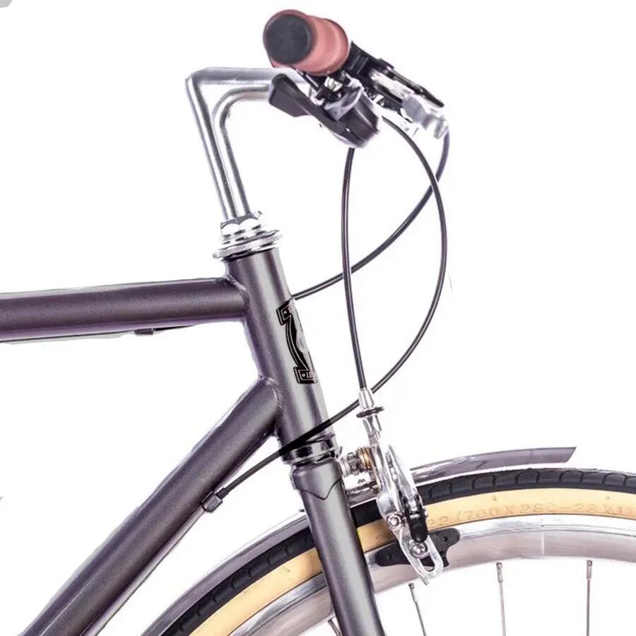 6KU - Odyssey 8SP City Bike - brandford silver 4/6