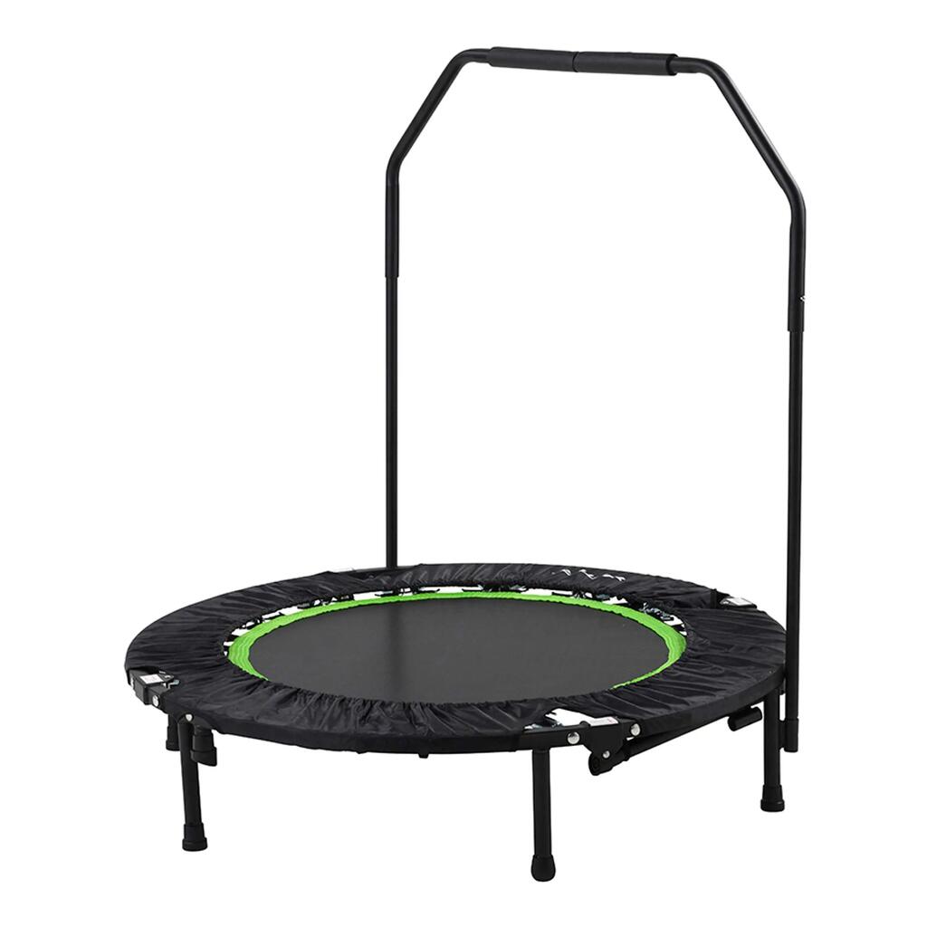 Tunturi Folding Fitness Trampoline 104 cm Green/Black, Stable Handle