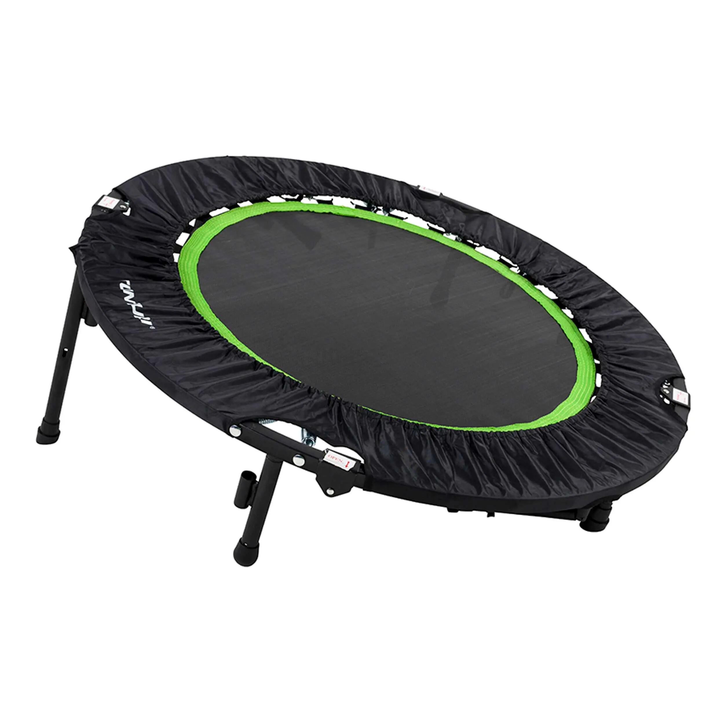 Fitness Trampoline - Mini trampoline - Opvouwbaar - Incl. beschermrand - Ø104 cm 2/7