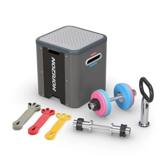 Horizon fitness Cube Ensemble compact avec accessoires & stockage intégré
