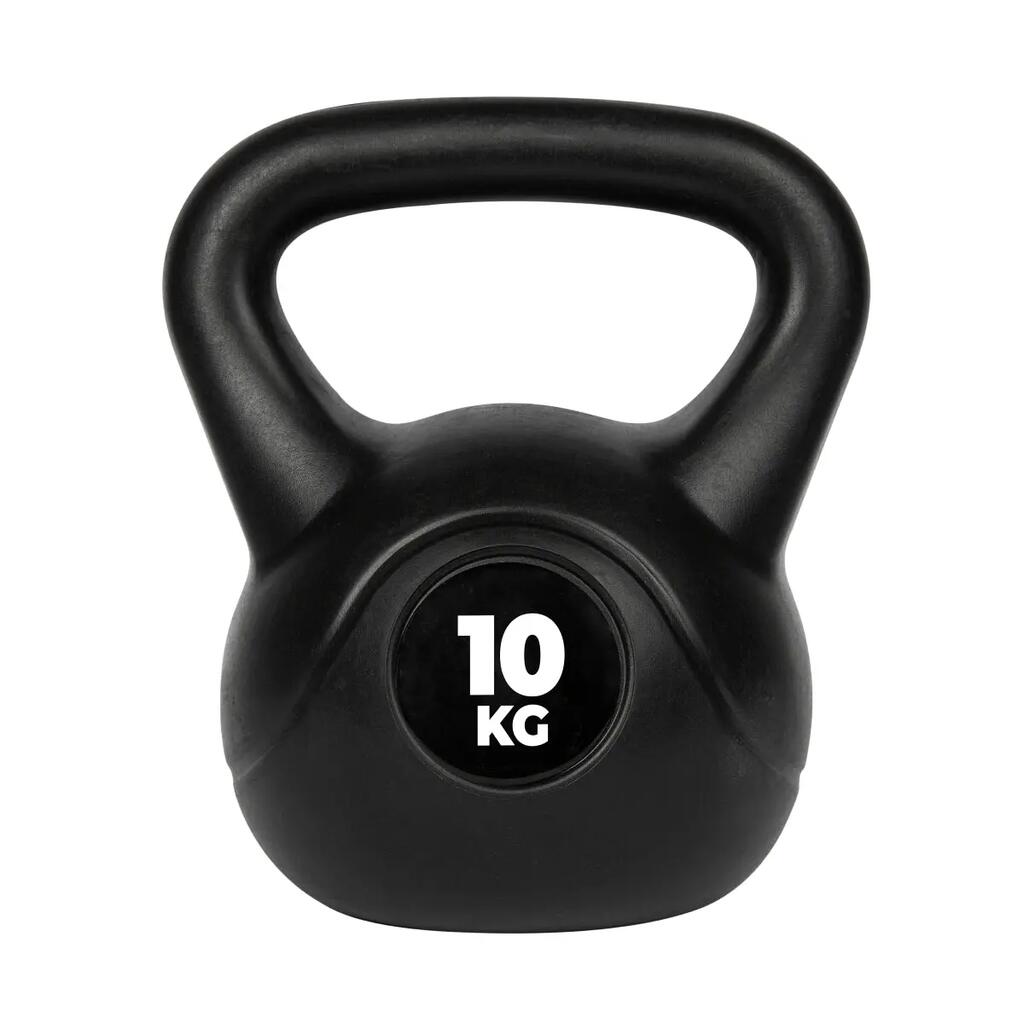 PVC Kettlebell - 10 kg - Black