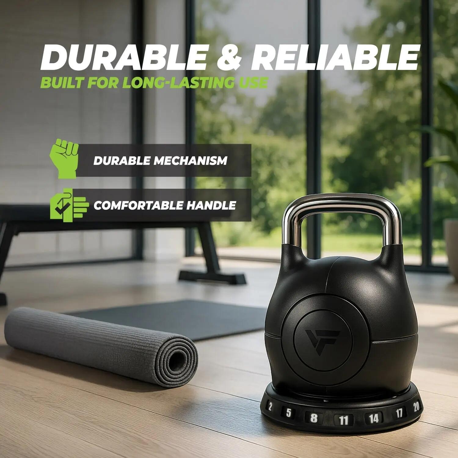 Regulowany Kettlebell 20 kg 6/7
