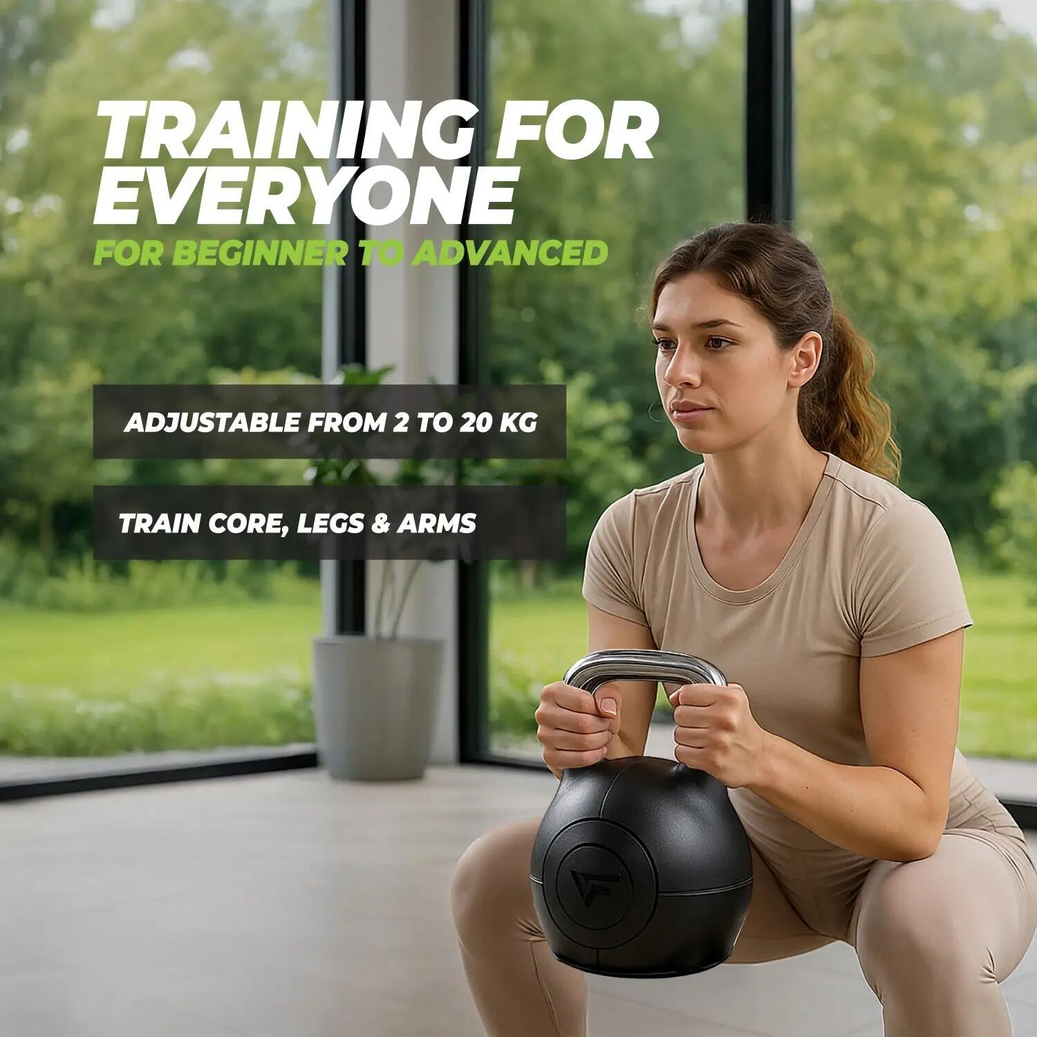 Regulowany Kettlebell 20 kg 4/7