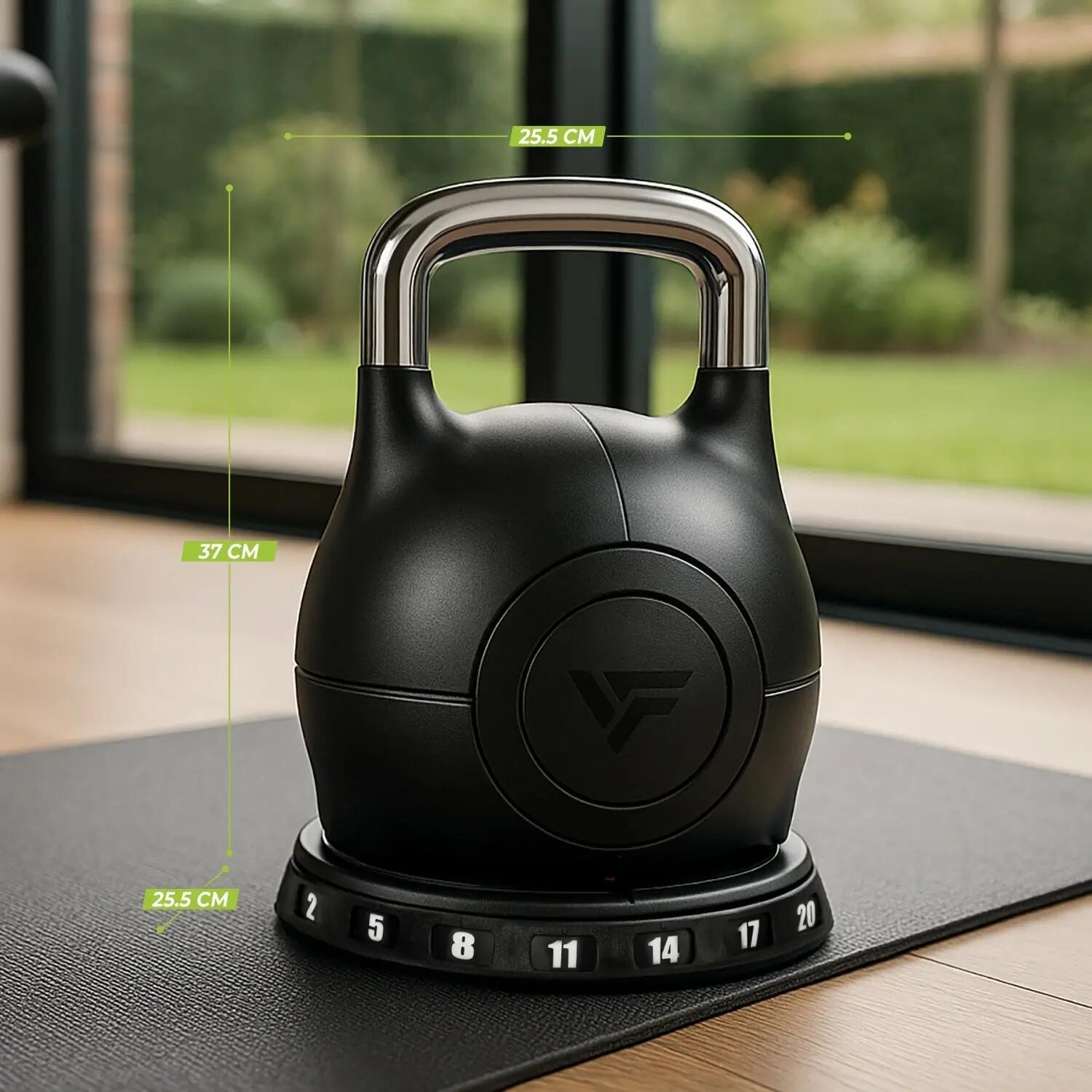 Regulowany Kettlebell 20 kg 2/7