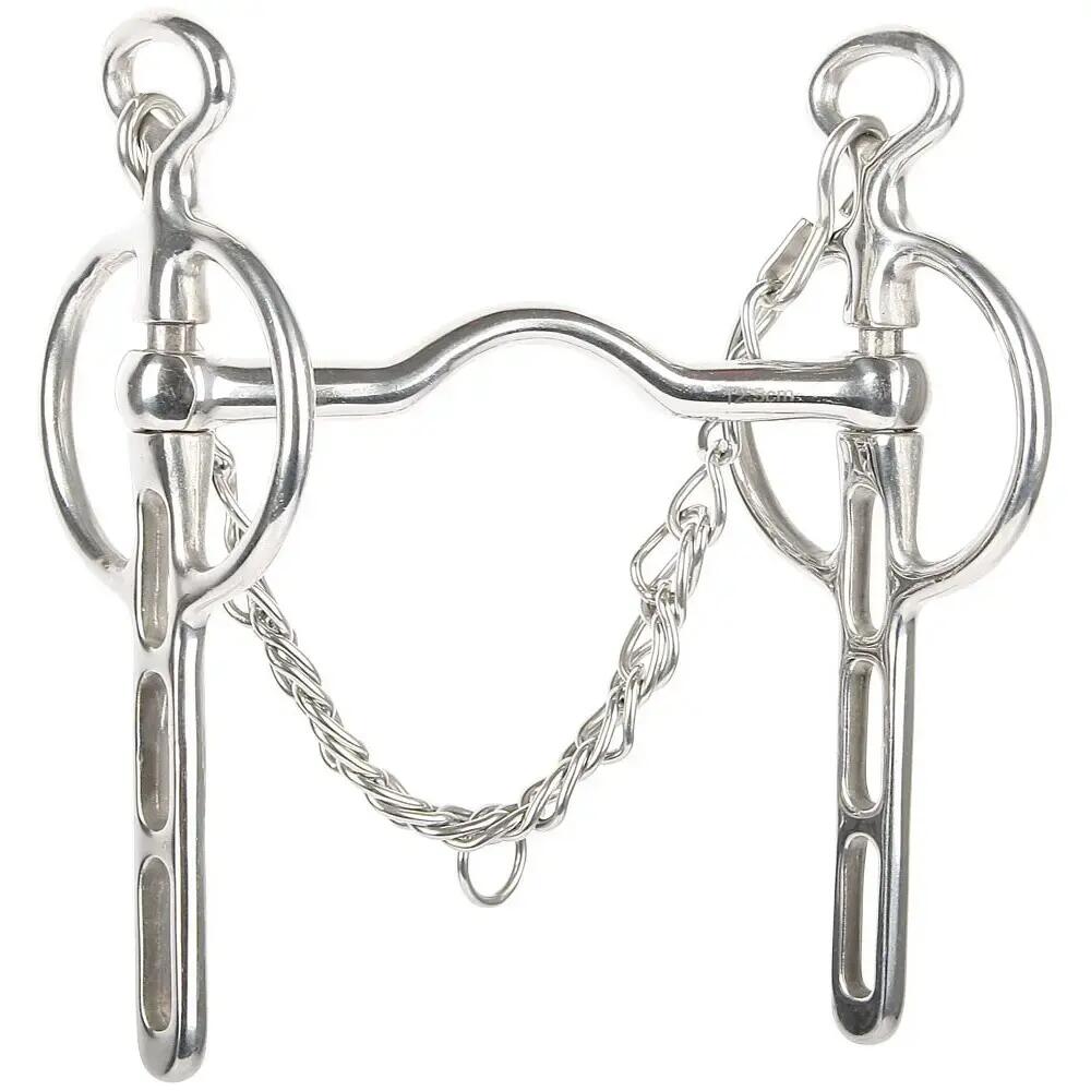 Mors Liverpool pour cheval passage de langue avec 3 passants Harry's Horse 1/2