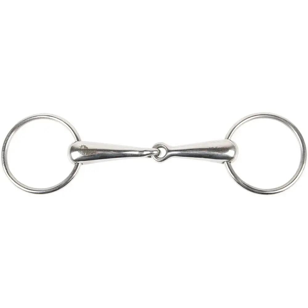 Mors 2 anneaux pour cheval simple brisure Harry's Horse 2/2