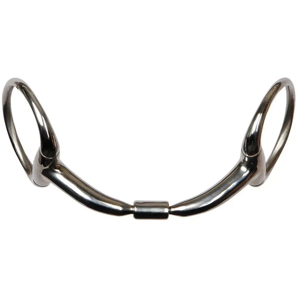 Mors olive pour cheval double brisure anatomique Harry's Horse Roll-R 2/2