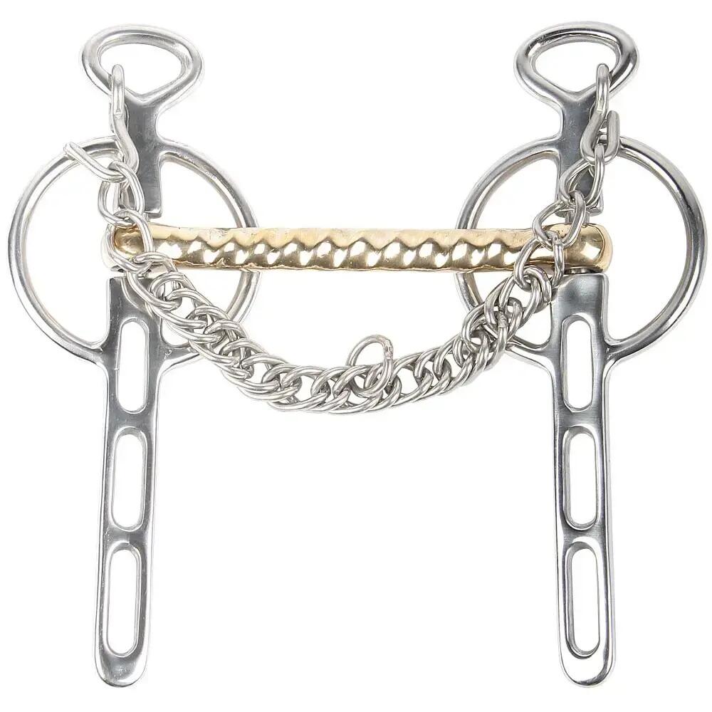 Gebiss Liverpool pour cheval avec 3 passages de rênes Harry's Horse 14 mm 2/3