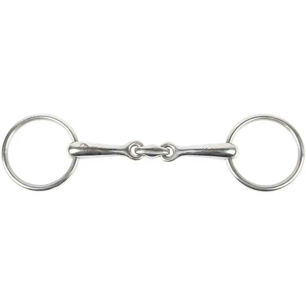 Morso a 2 anelli per cavalli con doppia rottura Harry's Horse 14 mm 2/2