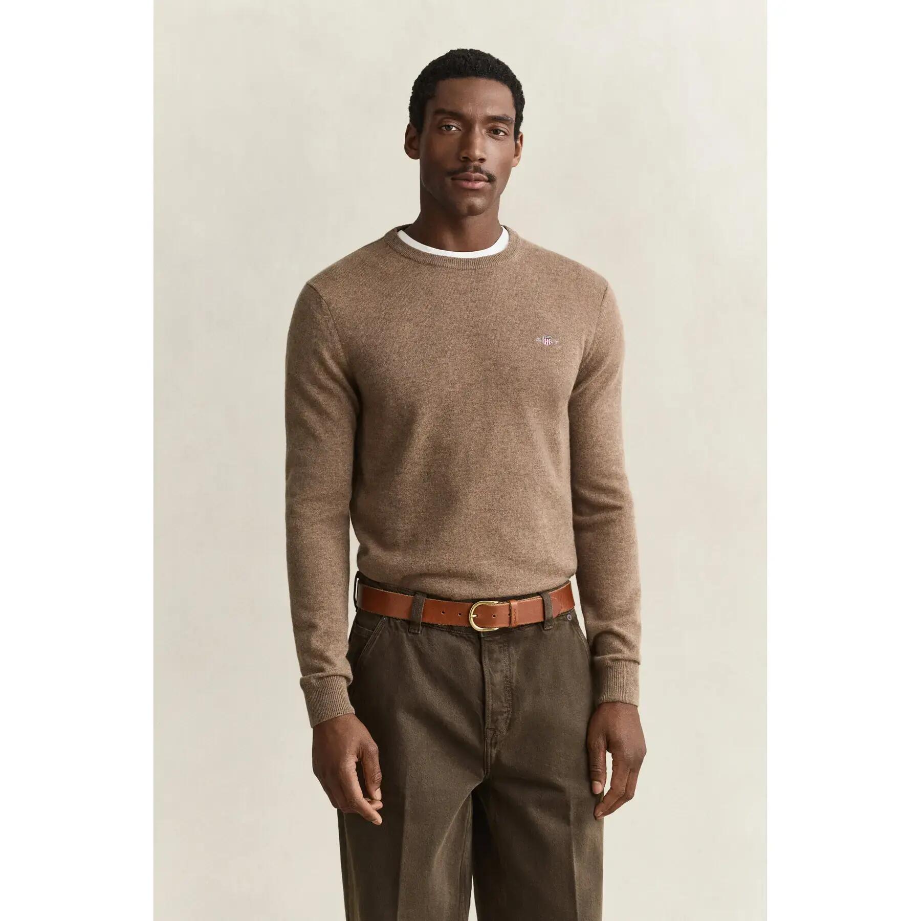 Pull col rond Gant Superfine 3/4