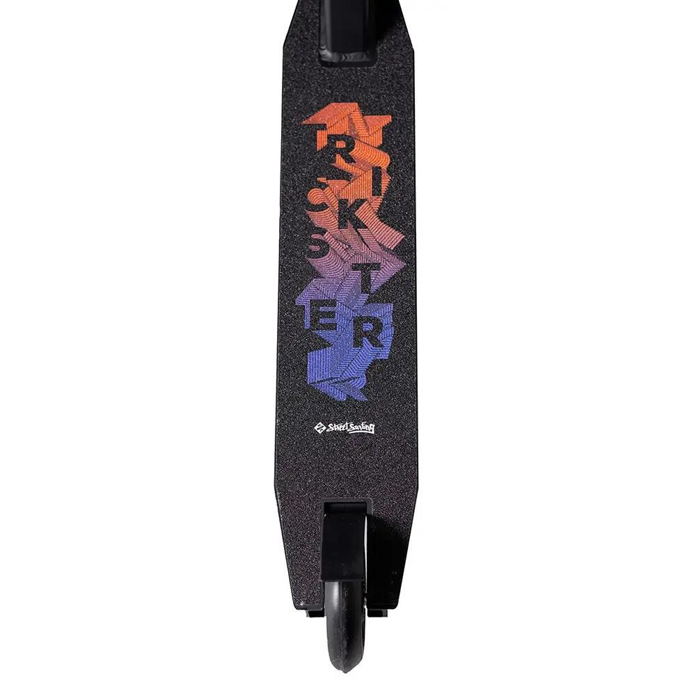 Stuntstep Street Surfing TRICKSTER Black Gum 5/6