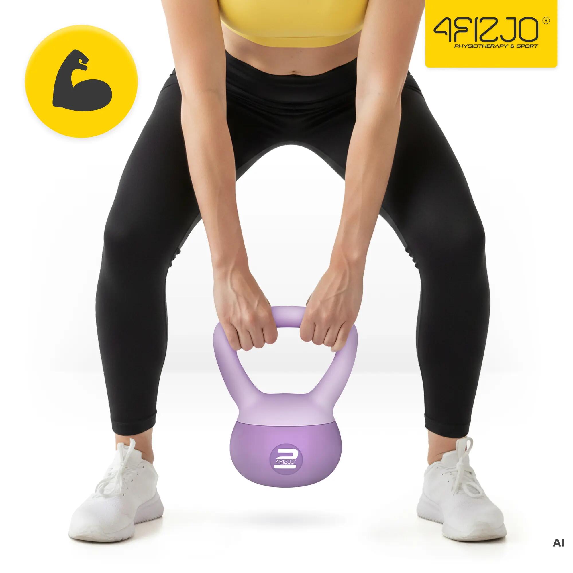 Kettlebell soft miękki odważnik do ćwiczeń 4FIZJO 3/7