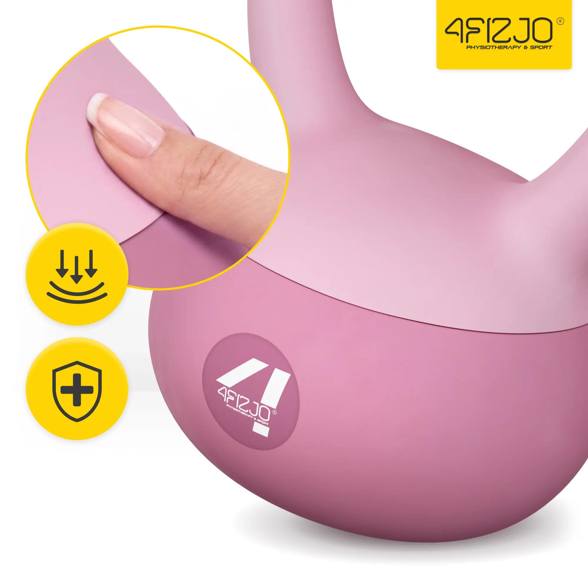 Kettlebell soft miękki odważnik do ćwiczeń 4FIZJO 6/7