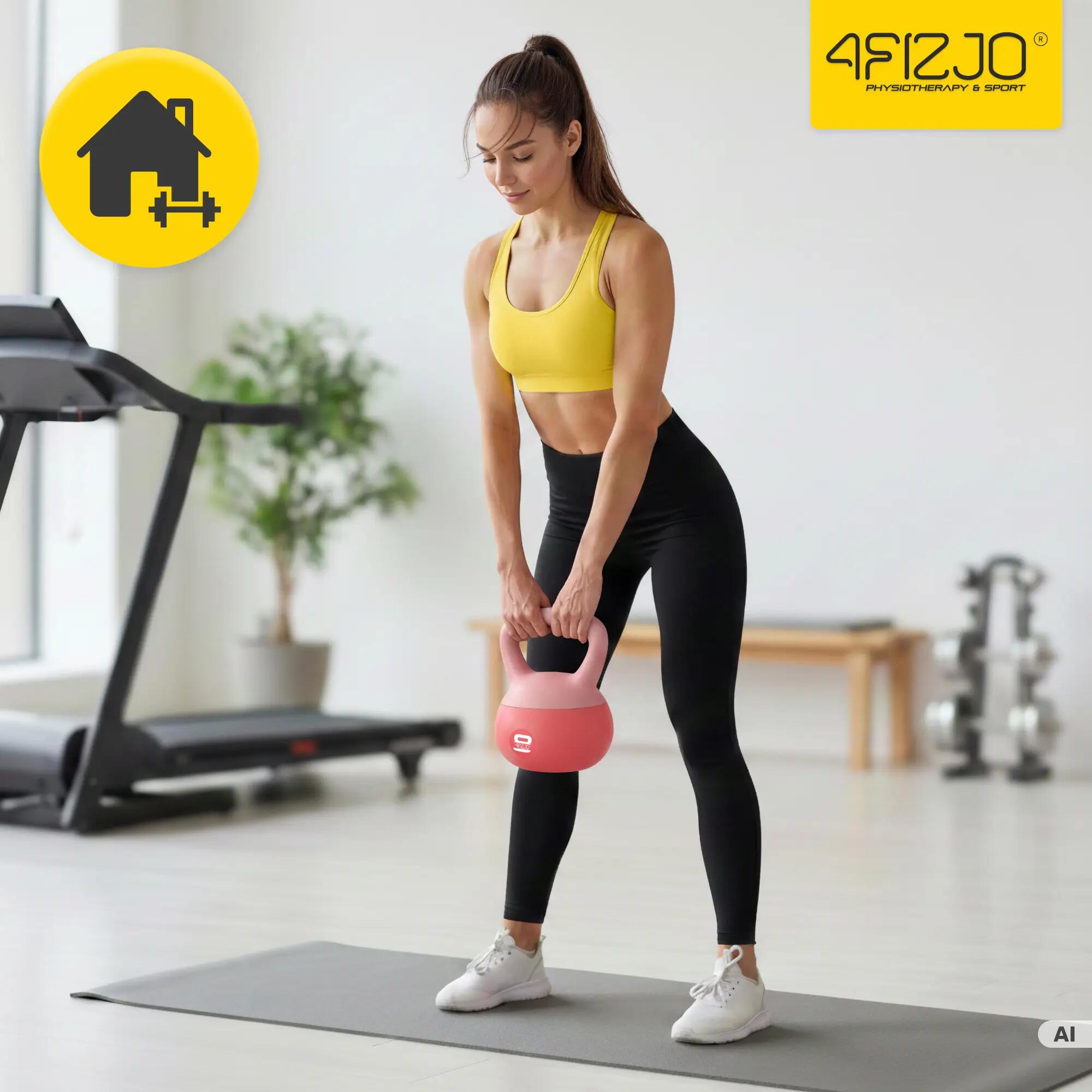 Kettlebell soft miękki odważnik do ćwiczeń 4FIZJO 2/7