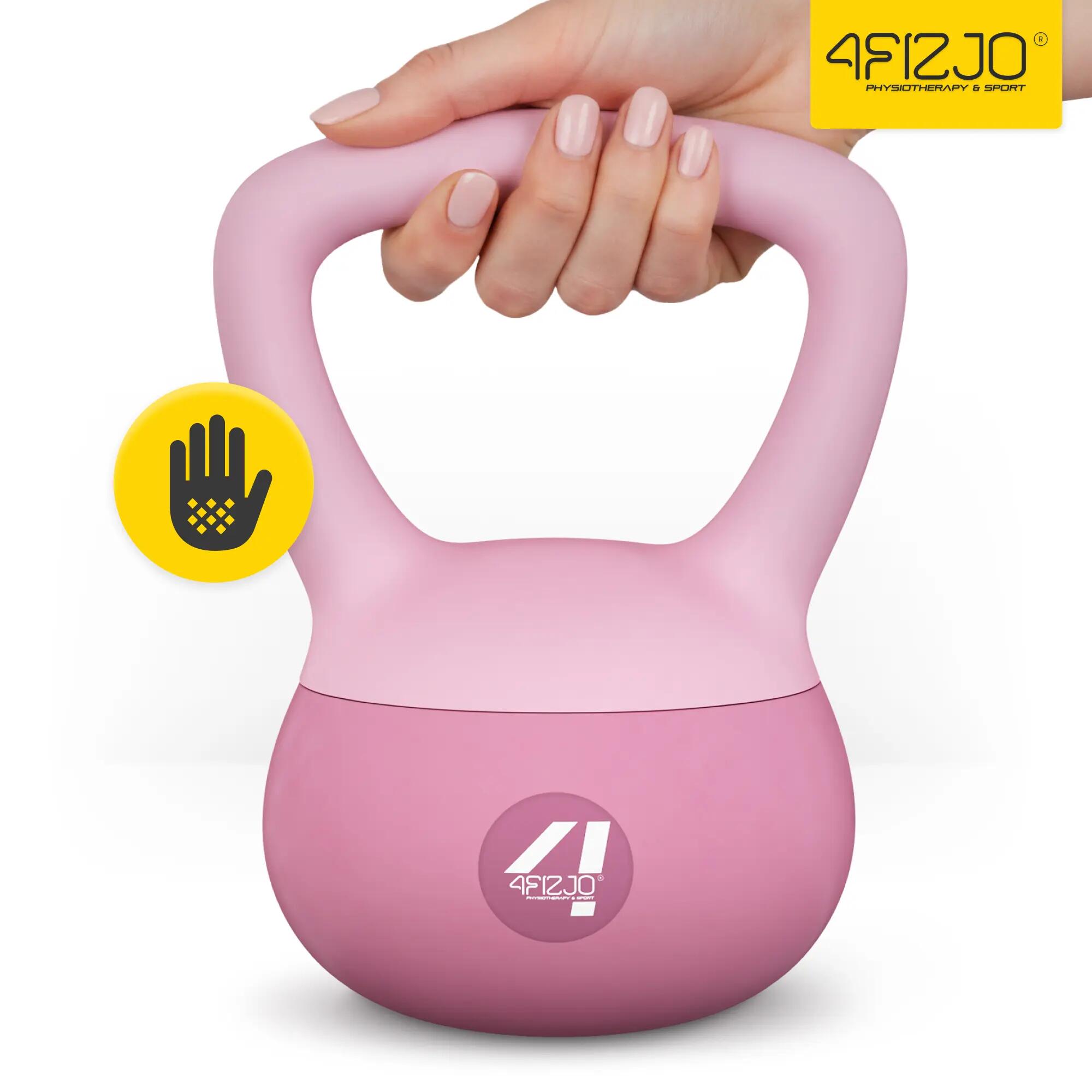 Kettlebell soft miękki odważnik do ćwiczeń 4FIZJO 5/7