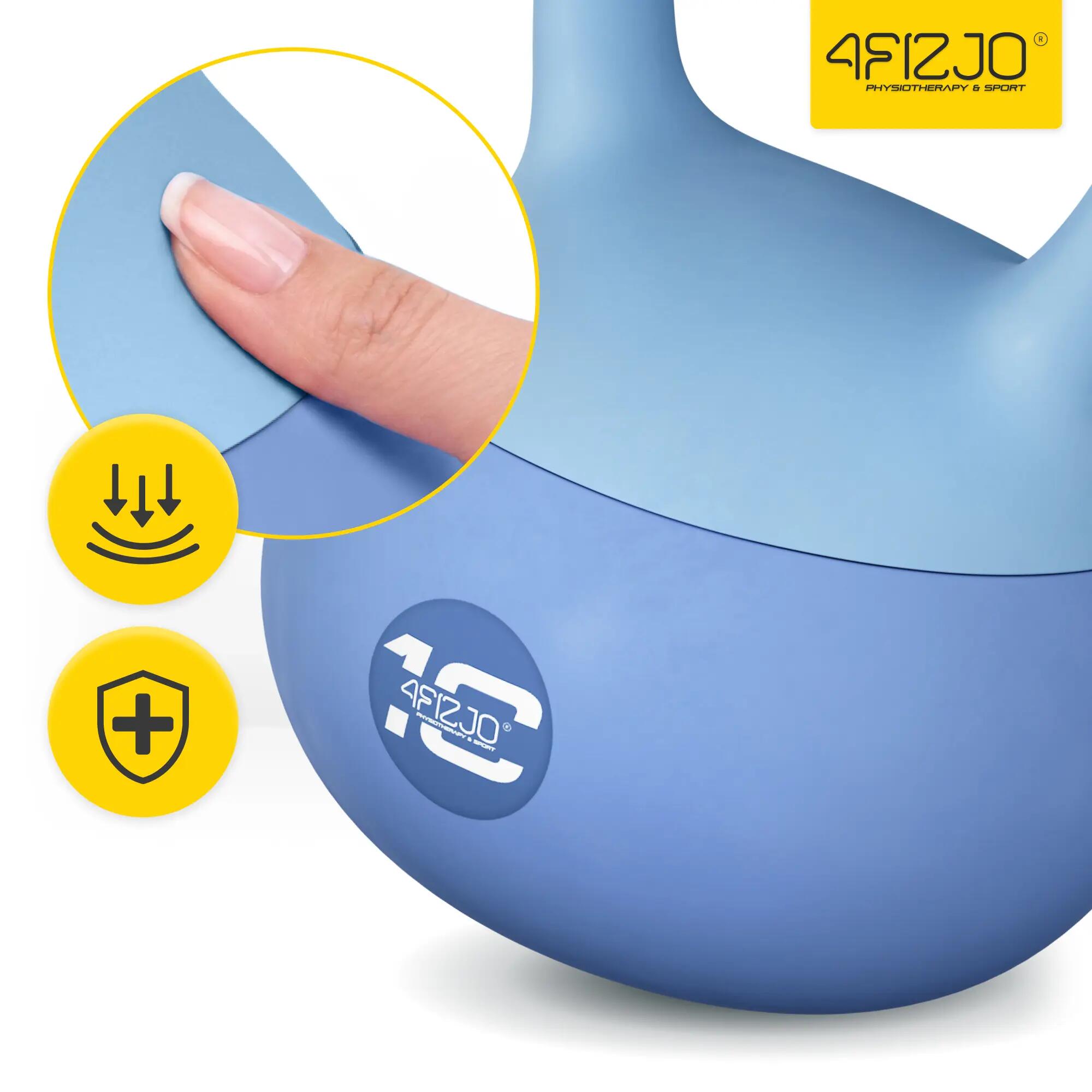 Kettlebell soft miękki odważnik do ćwiczeń 4FIZJO 6/7