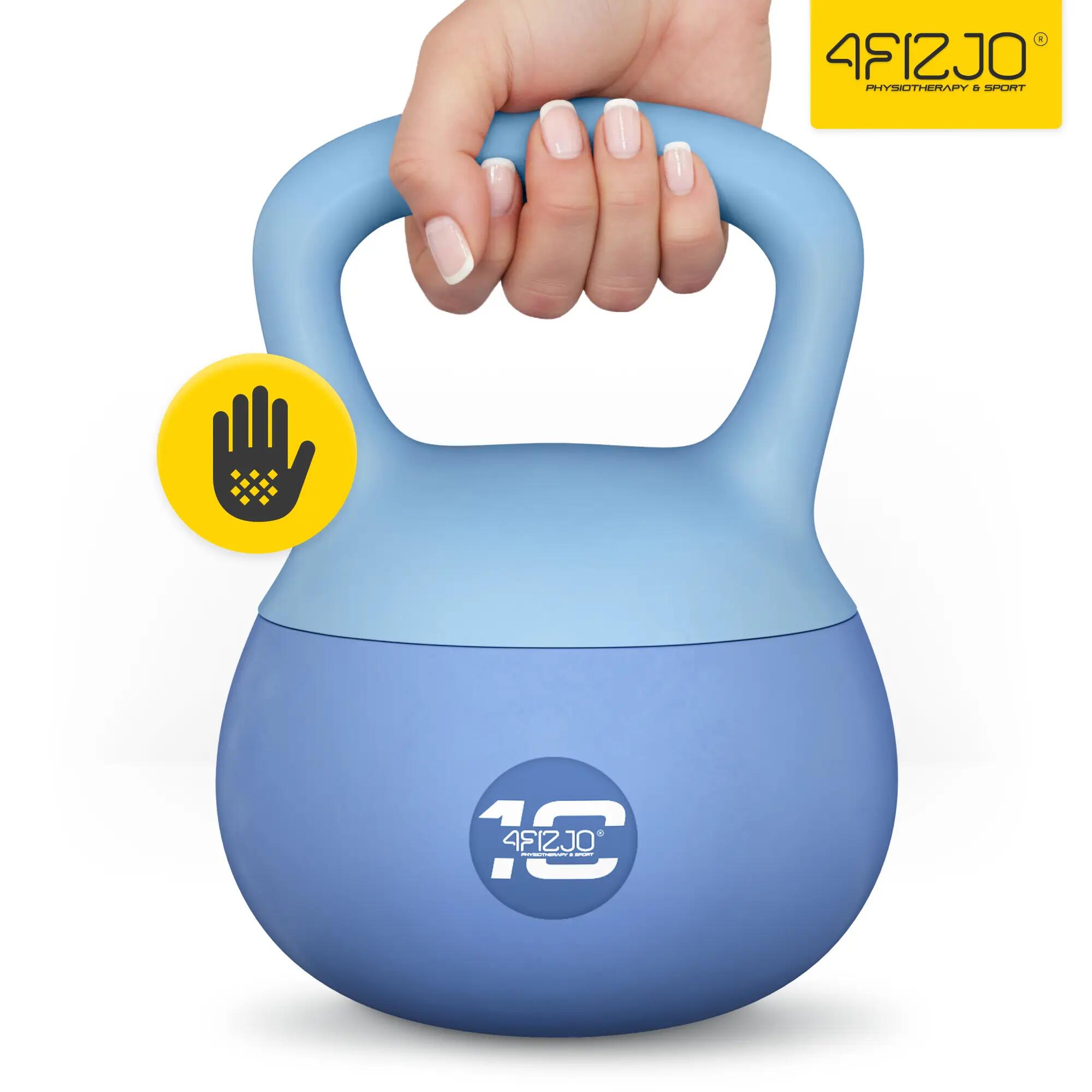 Kettlebell soft miękki odważnik do ćwiczeń 4FIZJO 5/7