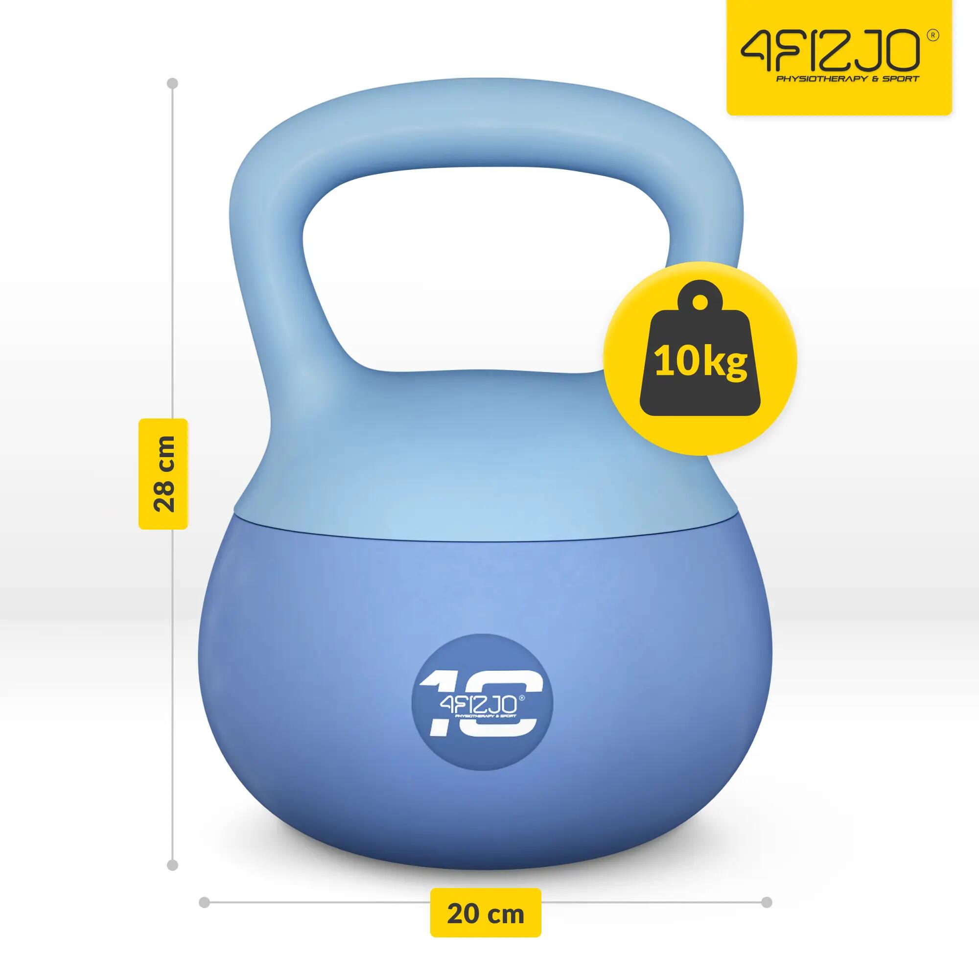 Kettlebell soft miękki odważnik do ćwiczeń 4FIZJO 4/7