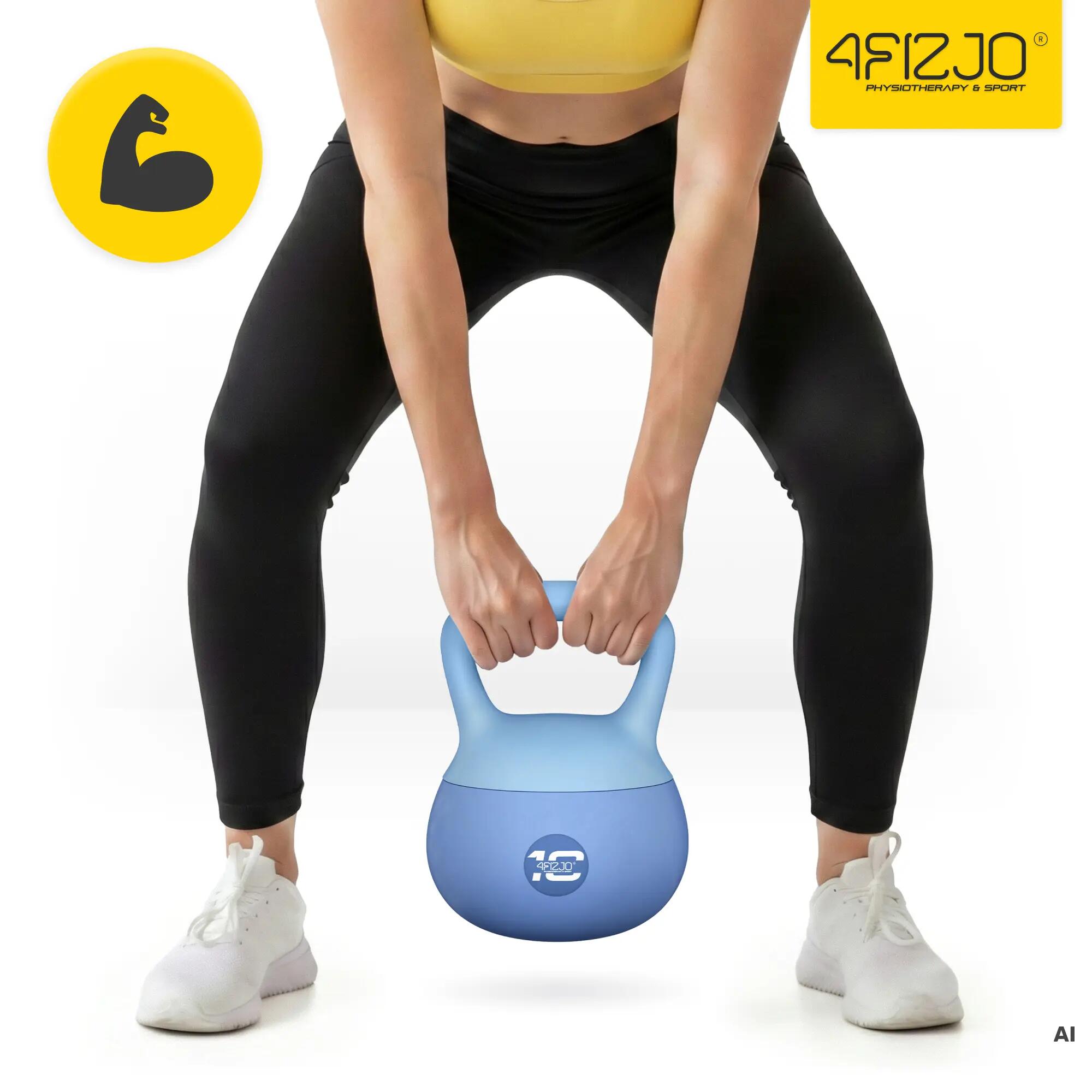 Kettlebell soft miękki odważnik do ćwiczeń 4FIZJO 3/7