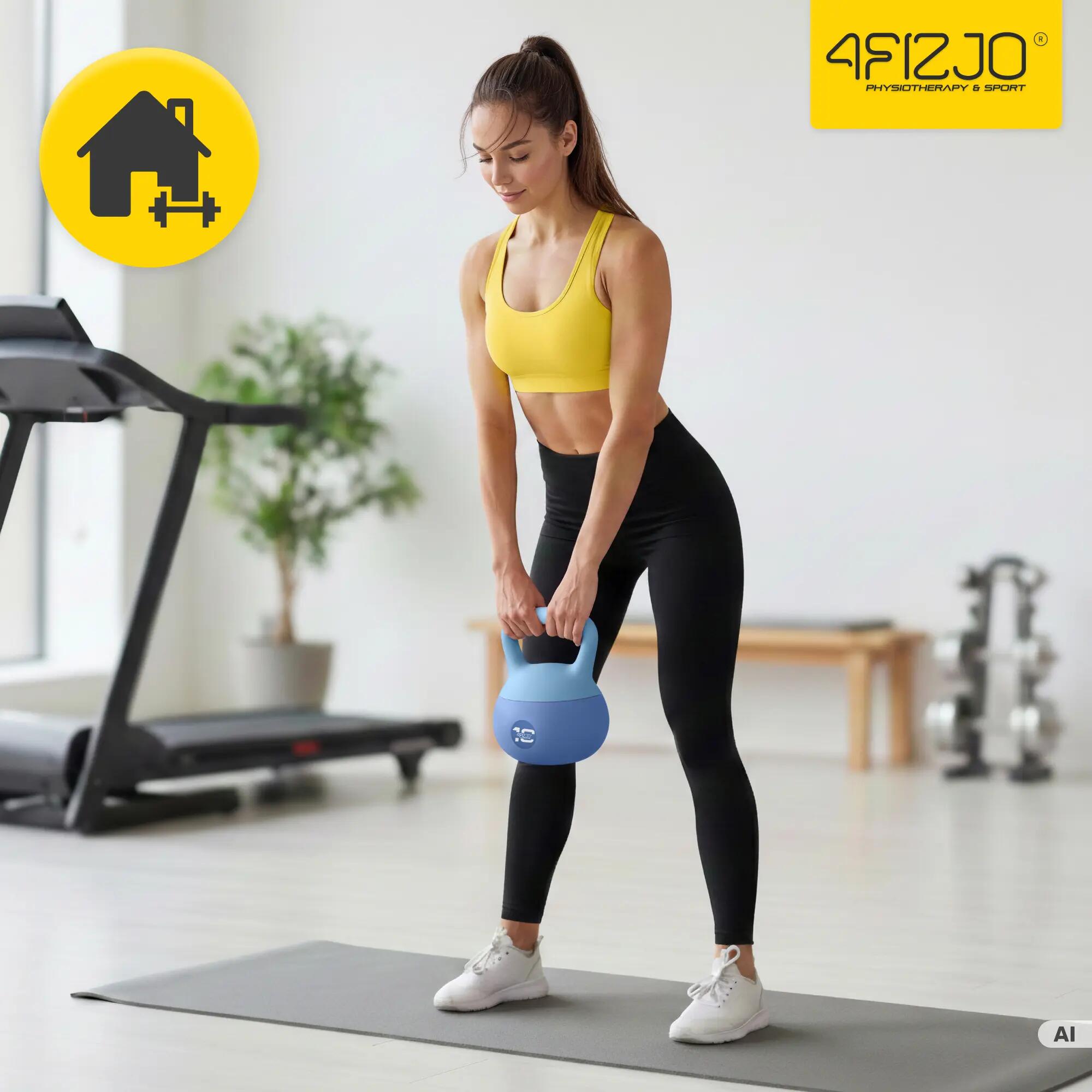 Kettlebell soft miękki odważnik do ćwiczeń 4FIZJO 2/7
