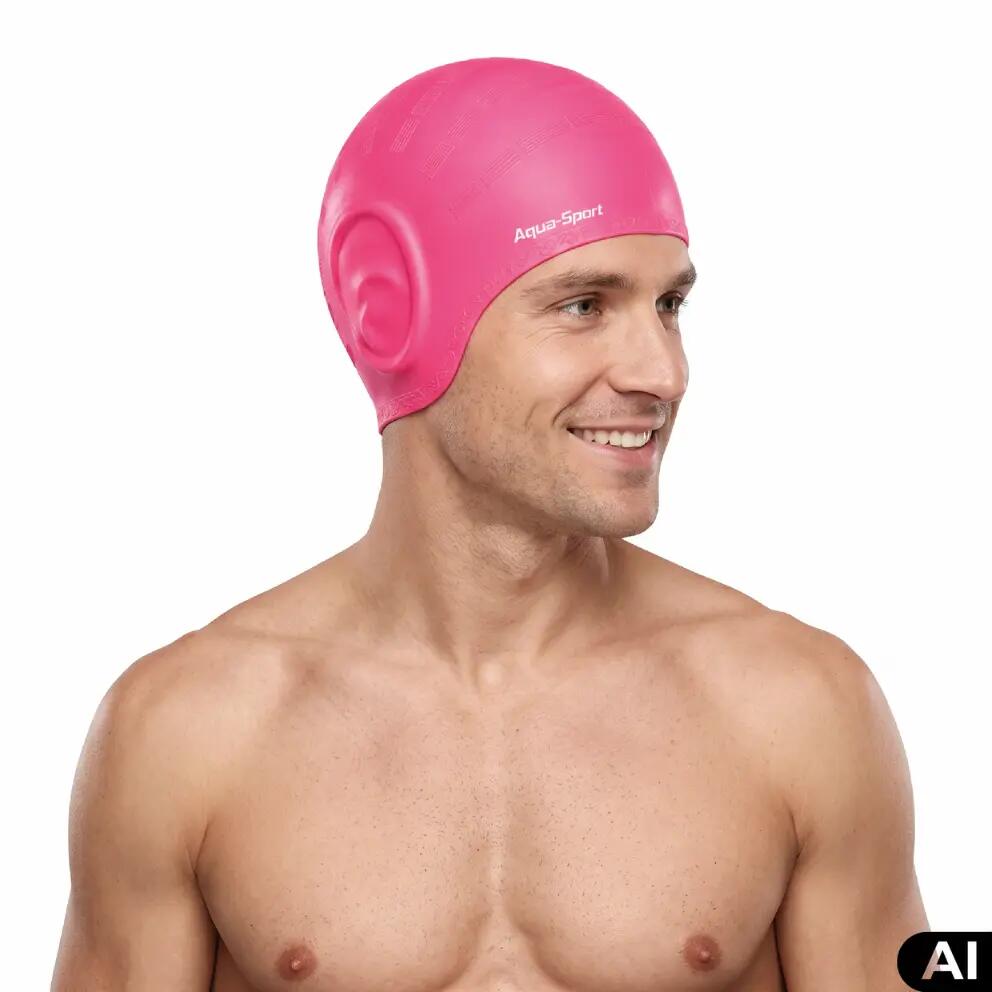 Czepek pływacki unisex Aqua-Sport Ear Cap 4/8