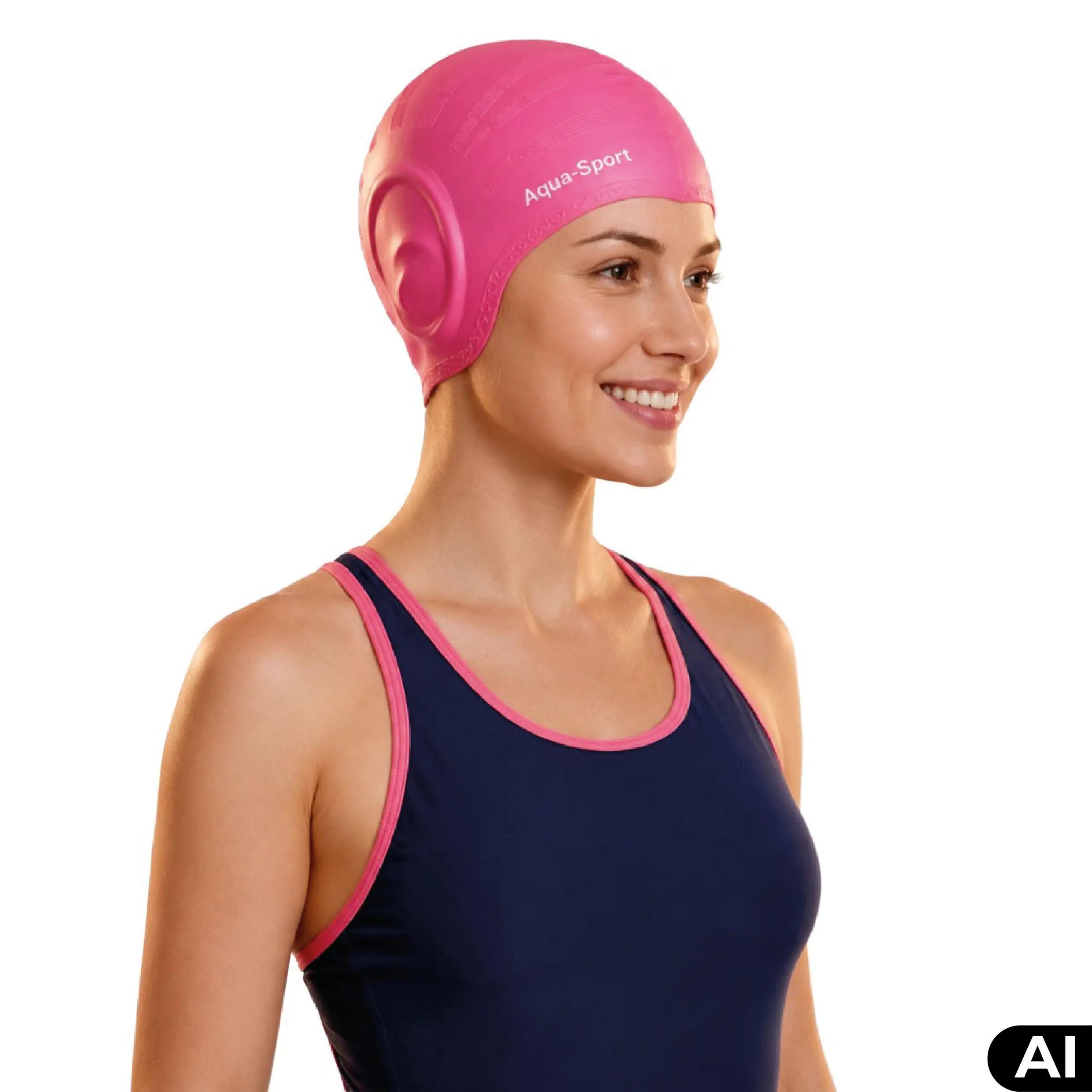 Czepek pływacki unisex Aqua-Sport Ear Cap 3/8