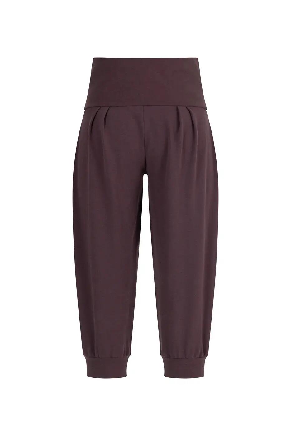 Sukha - Hippe waist aladdin capri van biologisch katoen - Berry 6/6