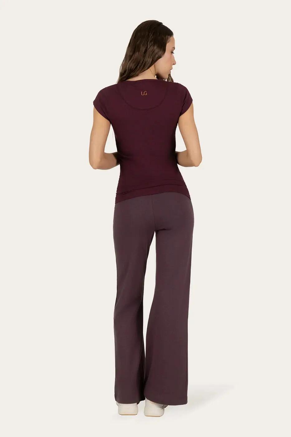 Cayha Yoga en Athleisure wijde Sport Broek - paars 6/8