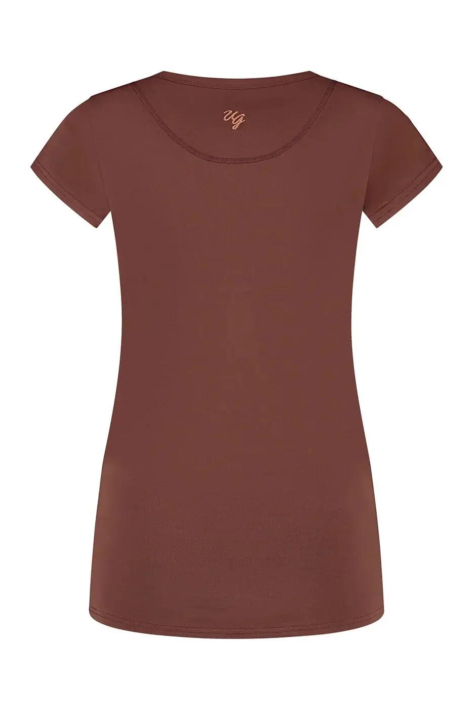 Zefira Yoga en Pilates Tee - Marron 6/6