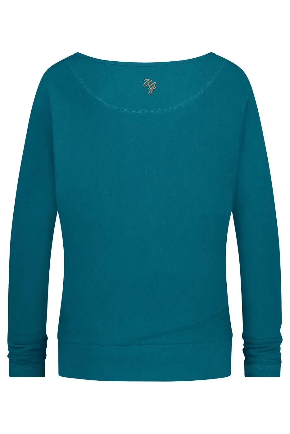 Loosefit batwing Budhi Longsleeve Yoga en Pilates Shirt - Petrol 6/6