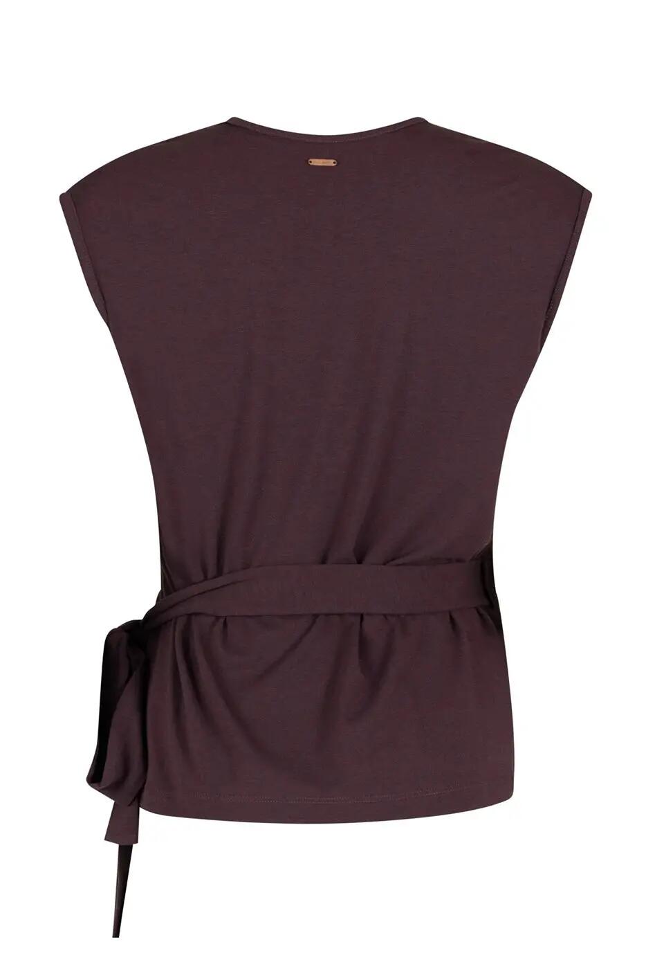 Top de yoga cache-cœur Aurora tendance – Berry 6/6