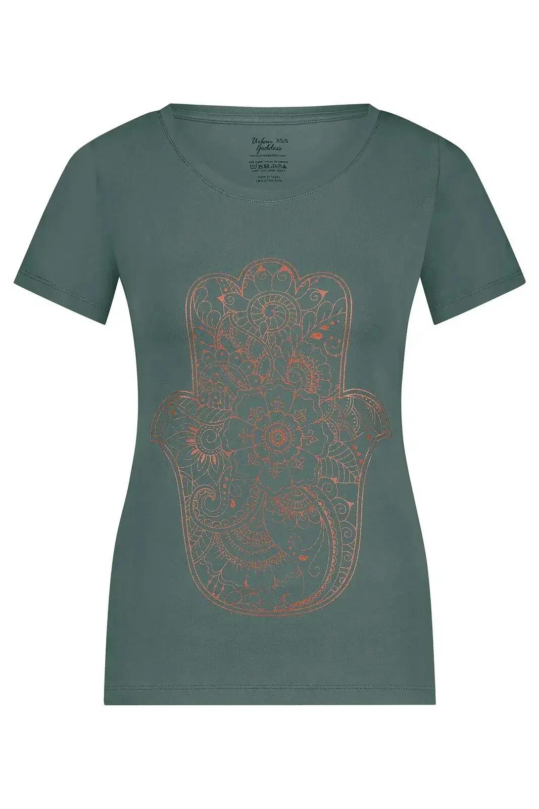Hamsa Core Yoga en Pilates Tee - Forest 6/7